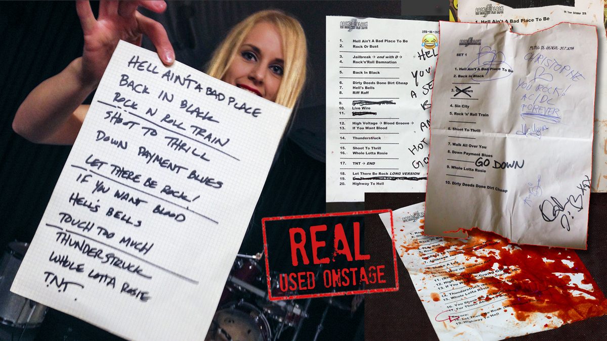 Signed Setlist Used in Concert (VERY limited)!