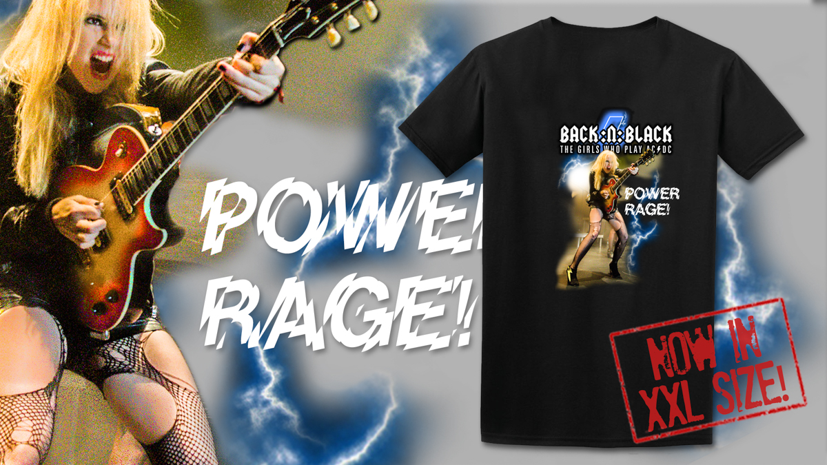 BB's "Power Rage" T-Shirt... Now in XXL